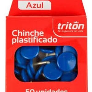 CHINCHES METALICOS TRITON AZUL X50 UNDS